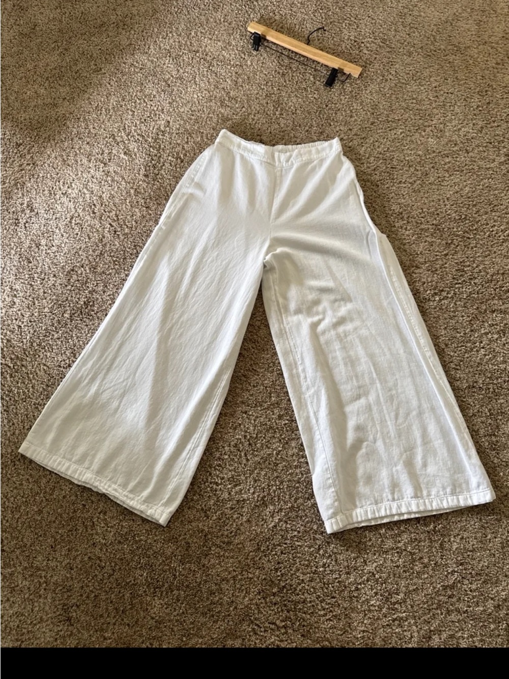 Simply Cotton by Cecelia Nathal Culotte Wide Leg Pants in White size Medium - Picture 12 of 12